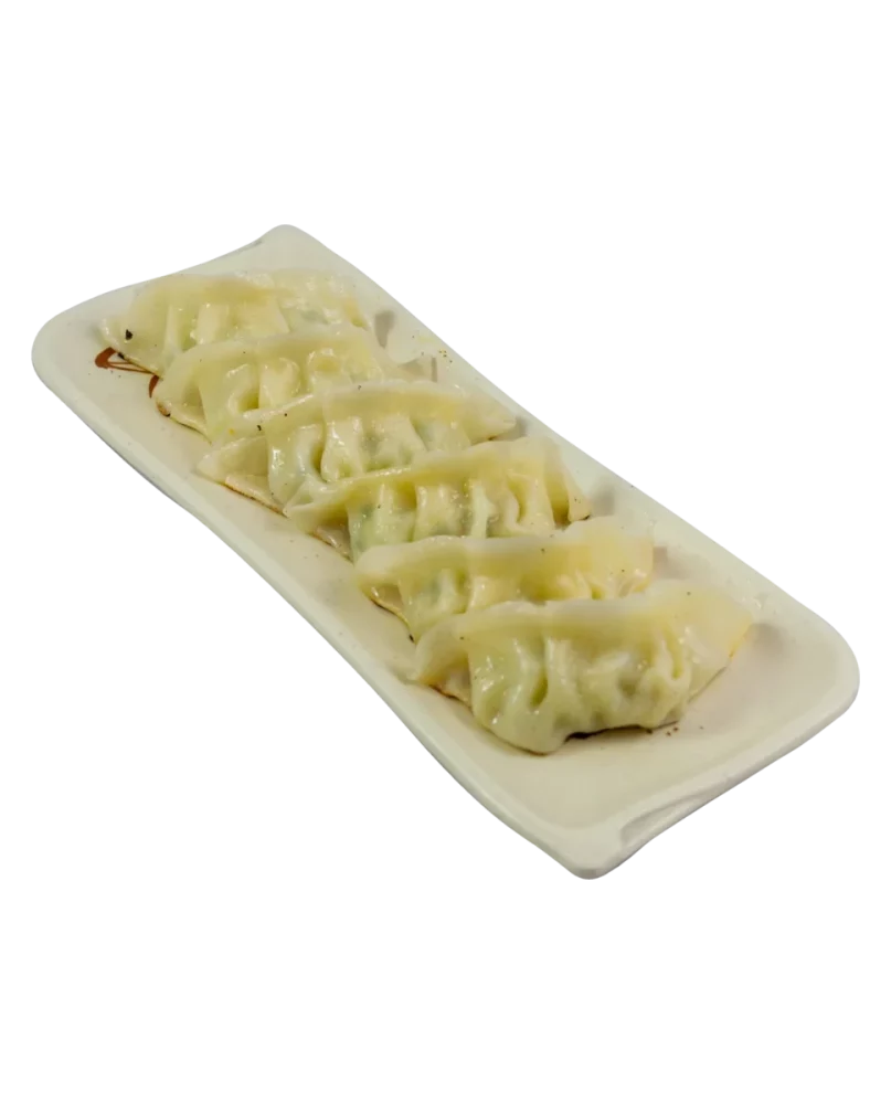 E11 Ravioli Japonais au Poulet et Légumes Grillées